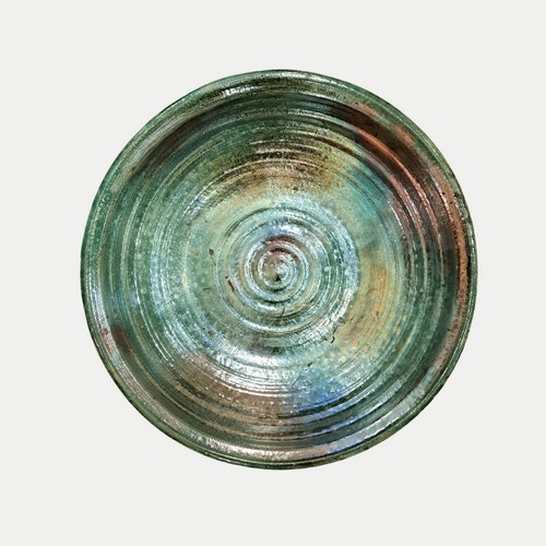 MW-365 Raku Platter 16 at Hunter Wolff Gallery